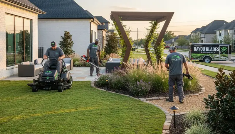Landscaping services in Baton Rouge, LA for lawn care and outdoor property maintenance