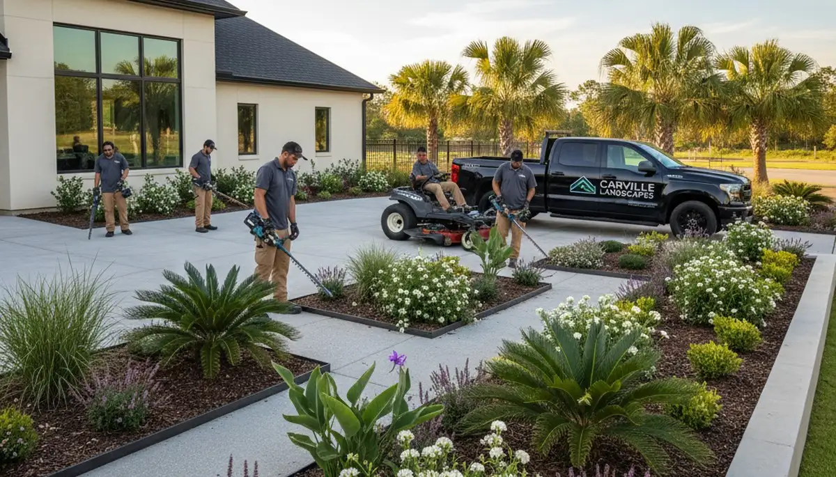 Landscaping service in Baton Rouge, LA for professional lawn care and yard maintenance
