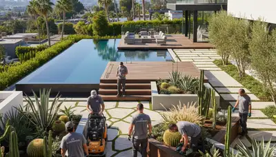 Landscaping service in Baton Rouge, LA for lawn care and yard maintenance