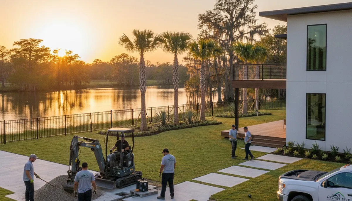 Landscaping service in Baton Rouge, LA for professional lawn care and yard maintenance