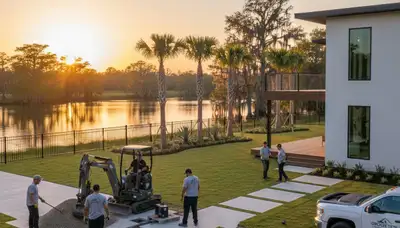 Landscaping service in Baton Rouge, LA for professional lawn care and yard maintenance