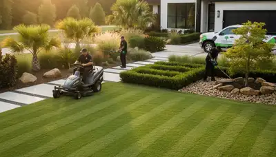 Landscaping service in Baton Rouge, LA for residential lawn care and yard maintenance