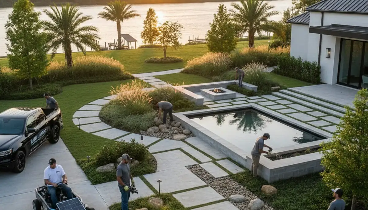 Baton Rouge, LA landscaping service for lawn care and property maintenance