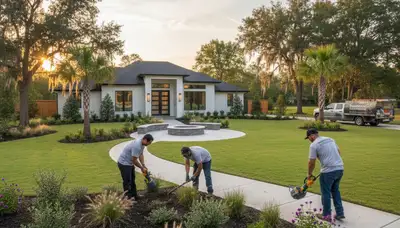 Landscaping service in Baton Rouge, LA for professional lawn care and yard maintenance