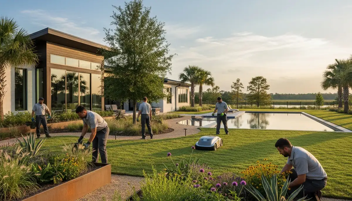 Baton Rouge, LA landscaping service for residential lawn care and yard maintenance